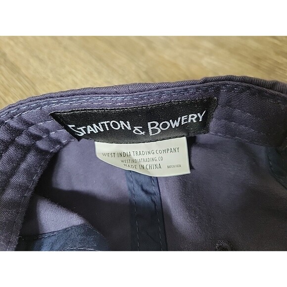 Barstool Sports River North Stanton & Bowery Baseball Cap Hat Navy Strapback - Picture 8 of 8